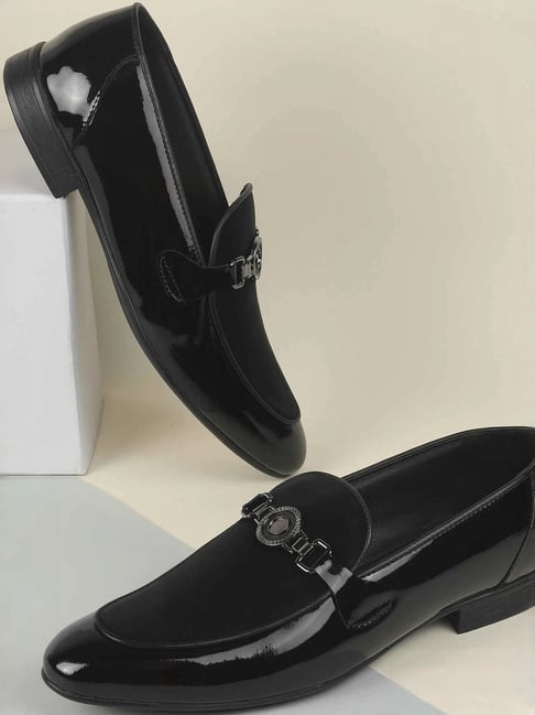 Mochi Black Loafers-picture-21