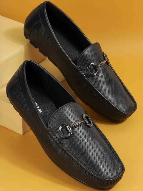 Mochi Black Loafers-picture-19