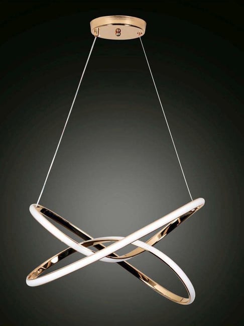 Buy Kapoor Lamp Shades Danieli Rose Gold Colour Led Ceiling