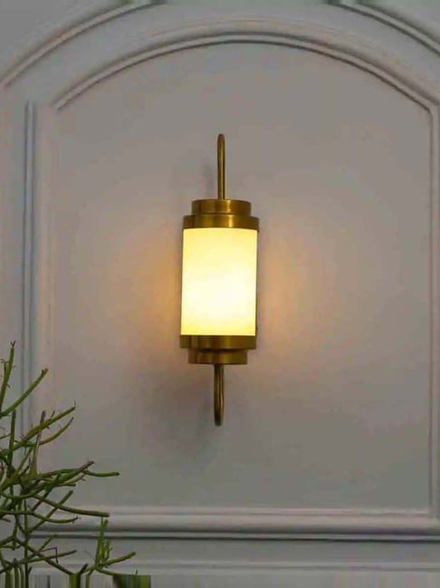 Kapoor Lamp Shades Oasis Glass & Metal Wall Light