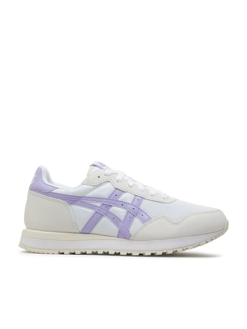 Buy Asics Men's TIGER RUNNER II White Violet Light Sneakers at