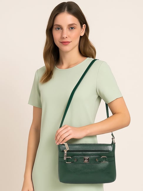Esbeda Green Medium Cross Body Bag-picture-45