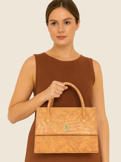 Esbeda Camel Animal Effect Medium Satchel