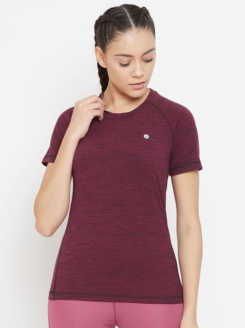 ATHLISIS Red Polyester Solid Sports T-Shirt-picture-34