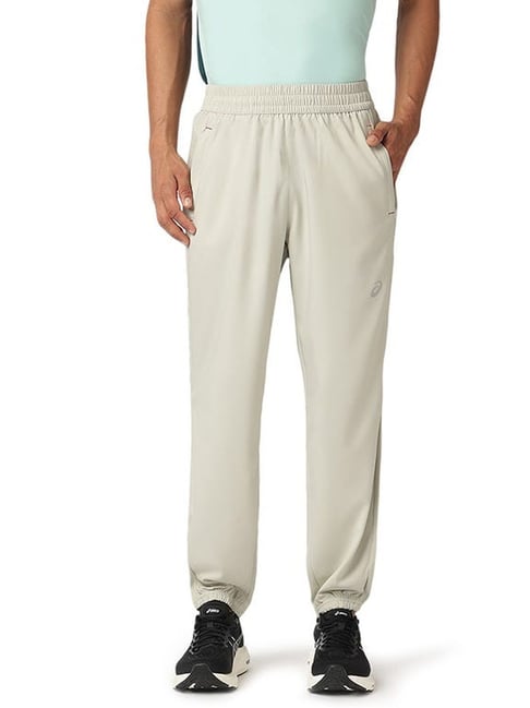 Asics Grey Slim Fit Sports Trackpants