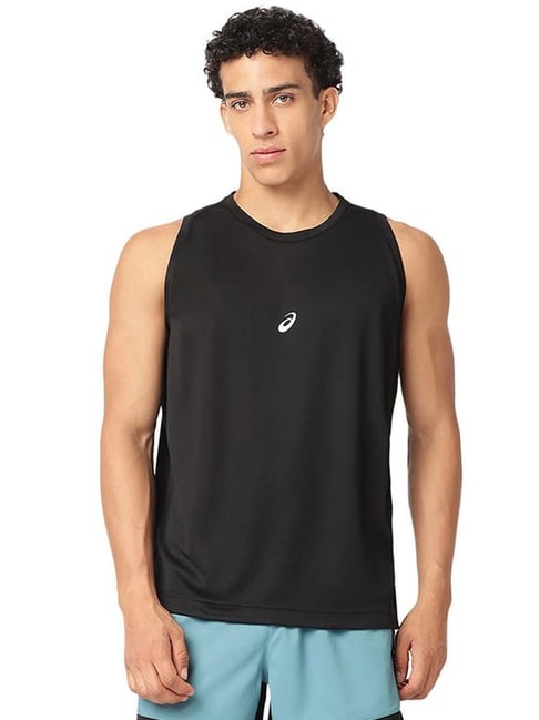 Asics Black Regular Fit Printed Sports T-Shirt-picture-35