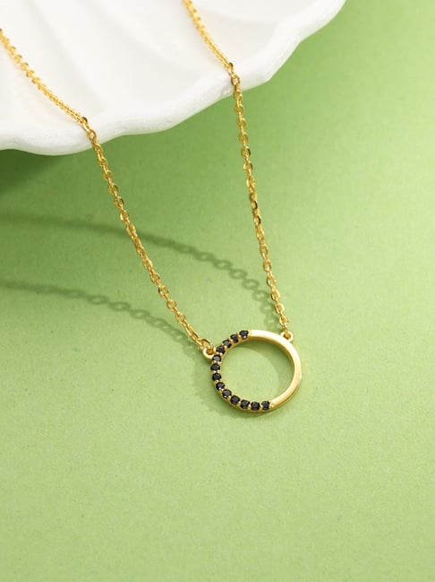 litestyle by png P.N.Gadgil Jewellers 18k (750) Yellow Gold Eon Ring Modern Necklace-picture-32