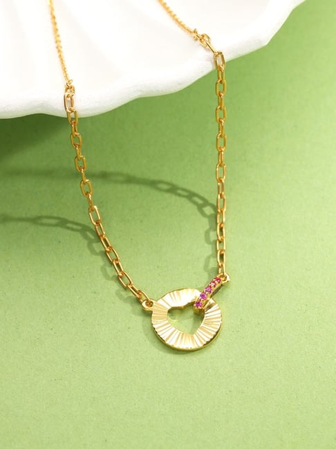 litestyle by png P.N.Gadgil Jewellers 18k (750) Yellow Gold Rhythm Linea Modern Necklace-picture-15