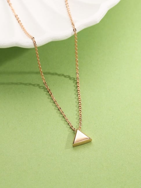 litestyle by png P.N.Gadgil Jewellers 18k (750) Yellow Gold Chic Geometry Modern Necklace-picture-25