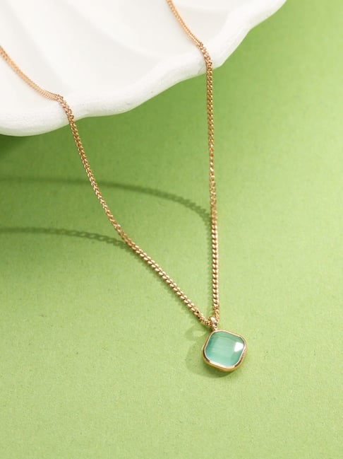 litestyle by png P.N.Gadgil Jewellers 18k (750) Yellow Gold Mint Whisper Modern Necklace-picture-24