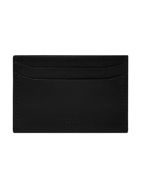 Fossil Black Westover Small Leather Money Clip