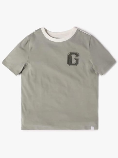 GAP Kids Grey Relaxed Fit Graphic T-Shirts-picture-21
