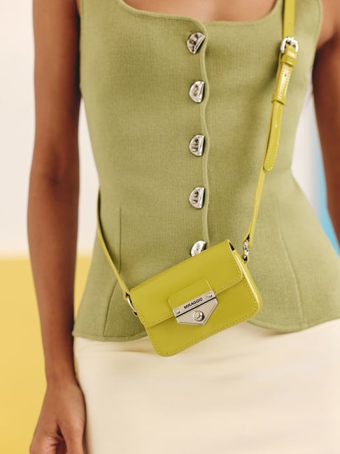 Miraggio Green Amy Small Micro Cross Body Bag