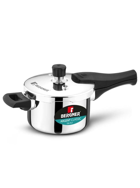 Bergner Silver Stainless Steel Pressure Cooker 2.5 L