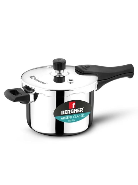 Bergner Silver Stainless Steel Pressure Cooker 3.5 L
