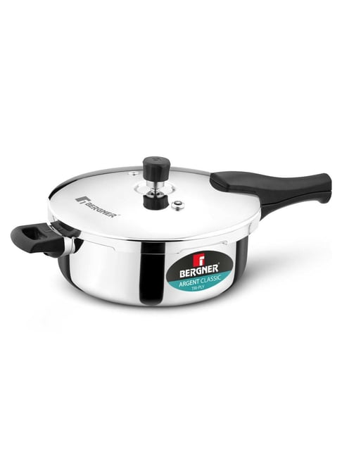 Bergner Silver Stainless Steel Pressure Cooker 5 L