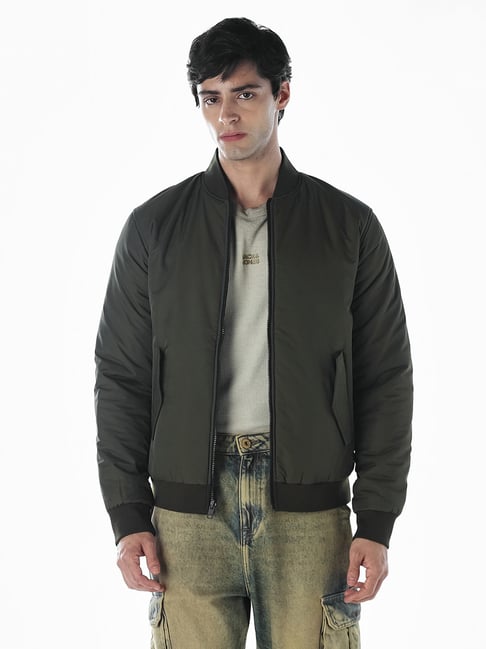 Jack & Jones Green Regular Fit Reversible Jacket-picture-20