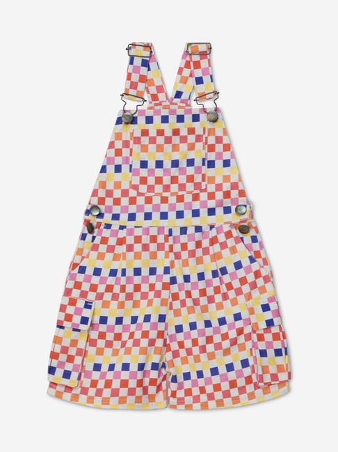 The Souled Store TSS Originals Colourburst Girls Dungaree-picture-20