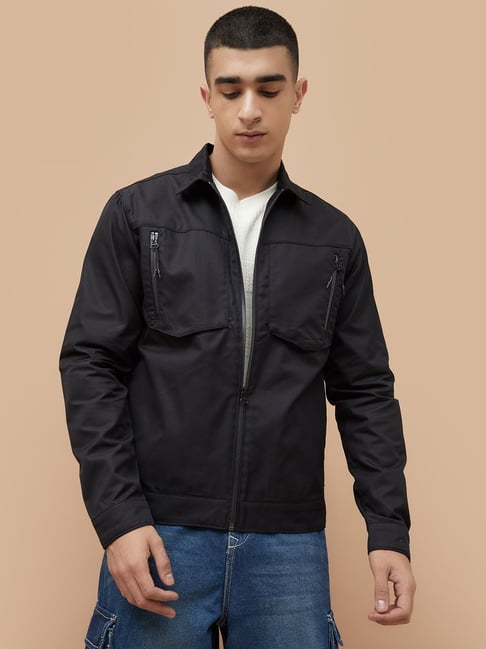 Bossini Black Regular Fit Jacket