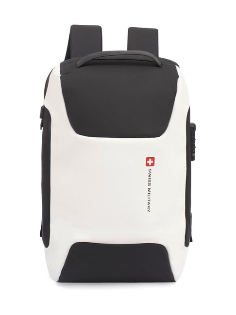 Swiss Military White LUKE Medium Laptop Backpack-picture-38