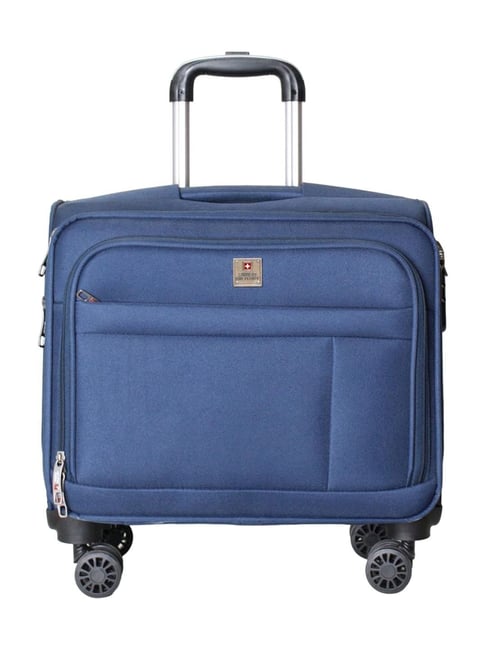 Swiss Military Navy Blue Parker PRO Small Laptop Overnighter