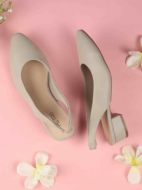 Metro Women's Beige Sling Back Sandals-picture-25