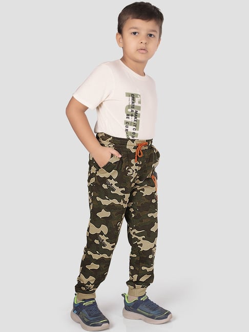 Tresnova Boys Multicolor Cotton Regular Fit Printed Joggers - Pack of 2