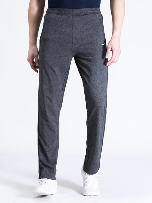 Crocodile Charcoal Cotton Solid Regular Fit Track Pants-picture-26