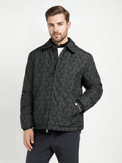 GANT Black Printed Regular Fit Jacket-picture-20