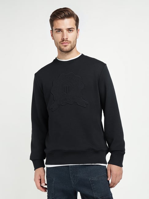 GANT Black Regular Fit Sweatshirt-picture-39