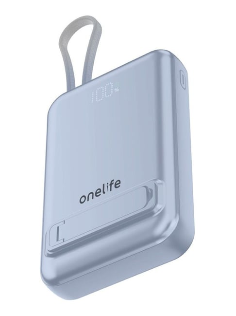 OneLife Power 10000 mAh 22.5 W Wired & Wireless Compact Power Bank ( Blue )