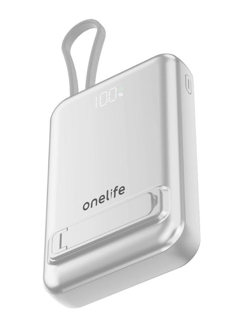 OneLife Power 10000 mAh 22.5 W Wired & Wireless Compact Power Bank ( Grey )