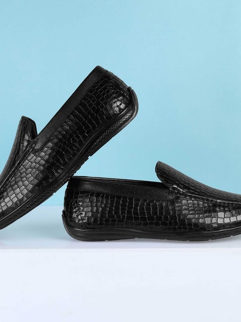 Mochi Men's Black Loafers-picture-39