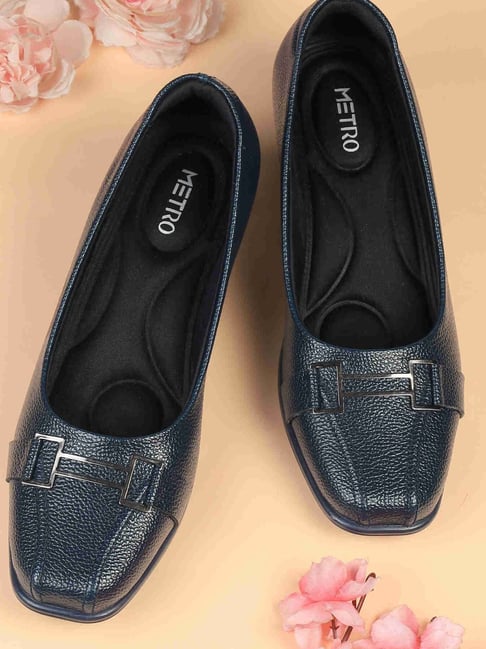 Metro Women's Blue Ballerina Shoes