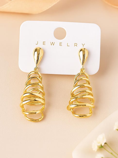 Karatcart Gold-Tone Plated Earrings for Women-picture-35