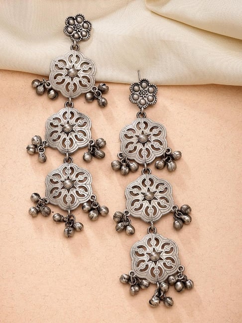 Karatcart Silver Earrings for Women-picture-24