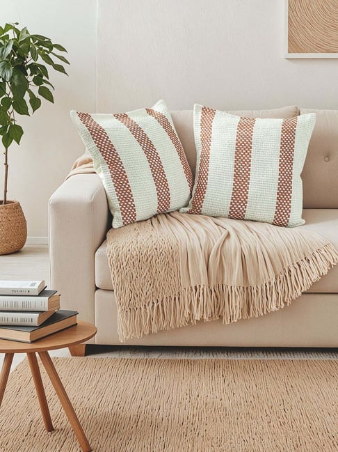 House This Rust Stripes Cushion Covers-picture-44