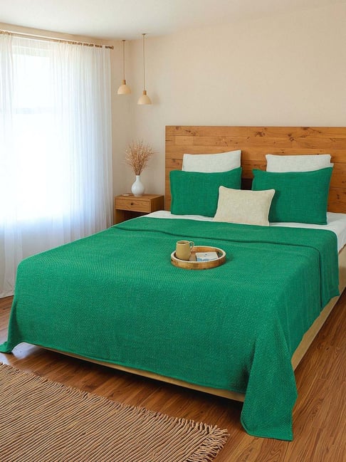 House This Green Bed Cover
