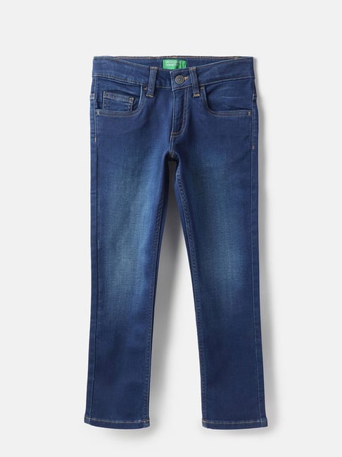 United Colors Of Benetton Blue Slim Fit Jeans