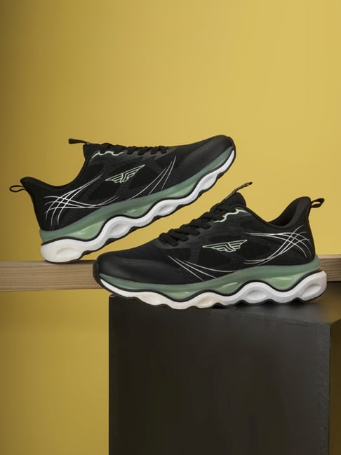 Red Tape Men's Black & Green Running Shoes-picture-37