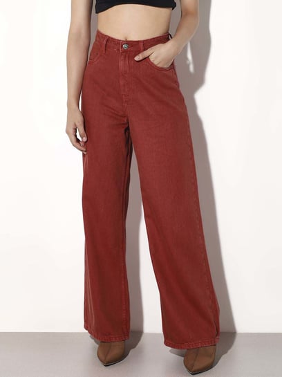 Only Ketchup Cotton Wide Leg Fit Jeans