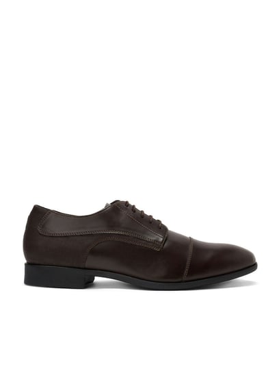 Buy Urban Ranger by Pantaloons Men's Chocolate Brown Derby Shoes