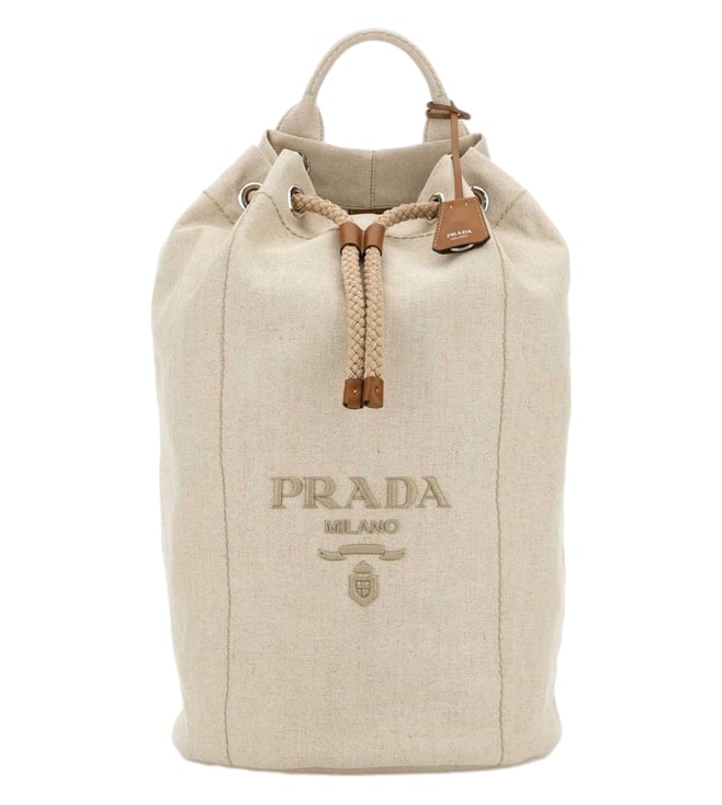 Prada Natural Logo Backpack