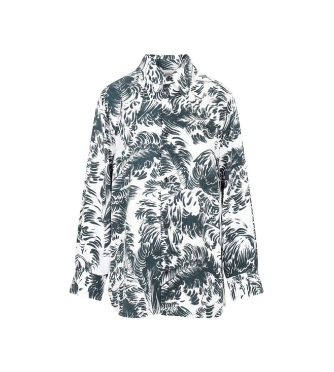 Tシャツ・カットソー BOTTEGA VENETA SS21 MESH CARDIGAN (648977_V0BN03103) BOTTEGA VENETA Multicolour Printed Shirt