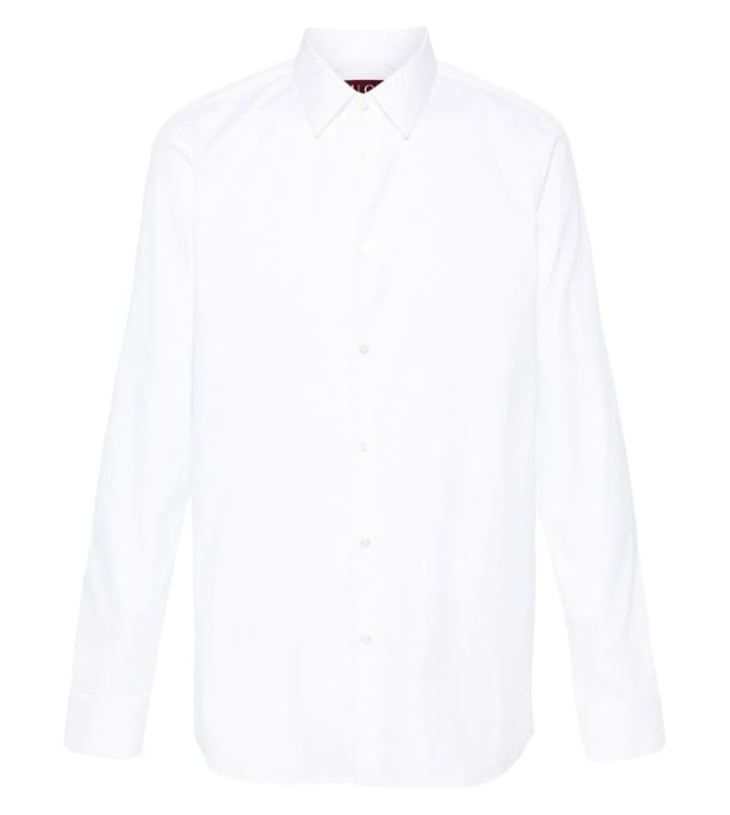 GUCCI ホワイト長袖シャツ Gucci White Cotton Shirt