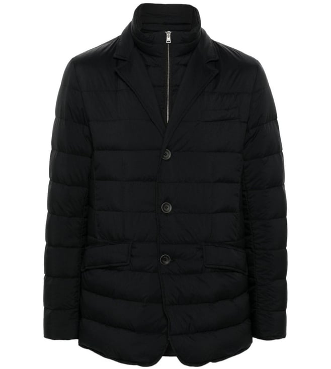 Herno Black La Giacca Nylon Jacket