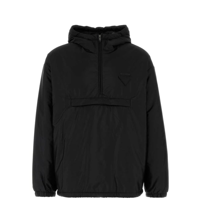 超希少　2000s PRADA ハイネック中綿ナイロンジャケット　隠れフード 超希少 2000s PRADA ハイネック中綿ナイロンジャケット 隠れフード