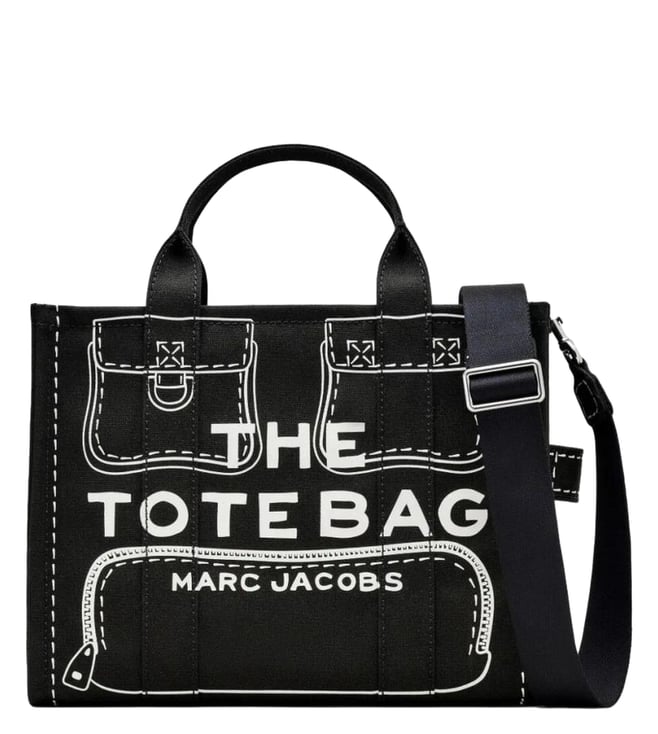 Marc Jacobs Black The Trompe LOeil Medium Tote