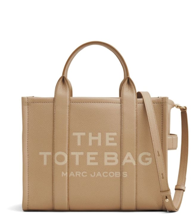 Marc Jacobs Beige Medium Sized Leather The Tote Bag