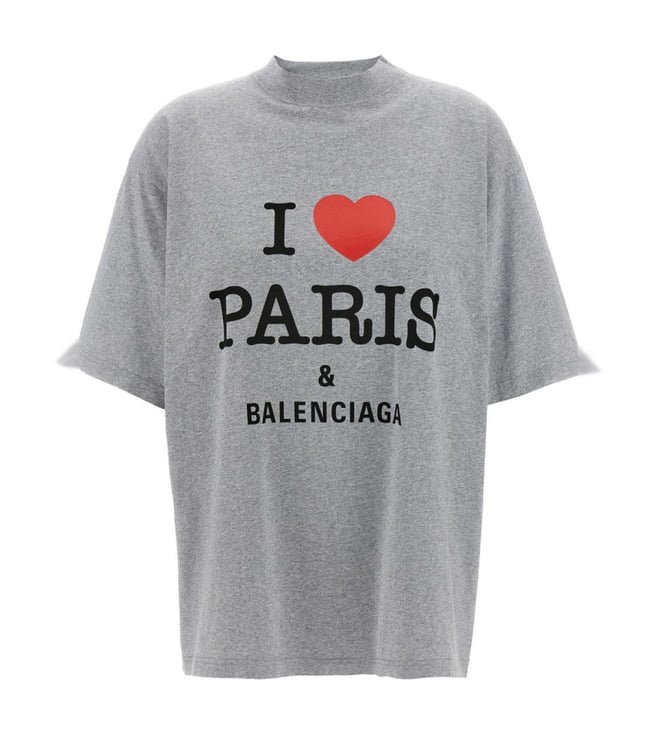 Balenciaga Grey I Love Paris & Balenciaga T-Shirt